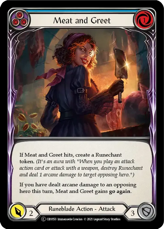 Meat and Greet (Blue) — Crucible of War - Unlimited — Flesh and Blood