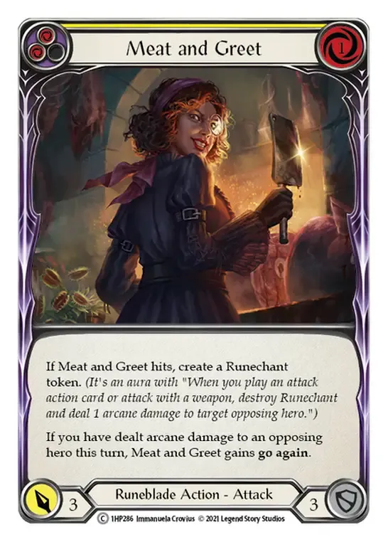 Meat and Greet (Yellow) — History Pack 1 — Flesh and Blood