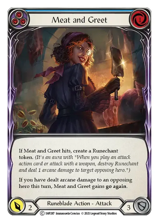 Meat and Greet (Blue) — History Pack 1 — Flesh and Blood