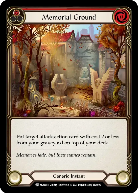 Memorial Ground (Red) — Monarch — Flesh and Blood