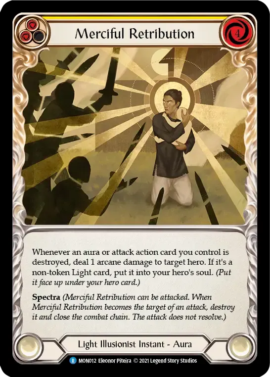 Merciful Retribution (Yellow) — Monarch — Flesh and Blood