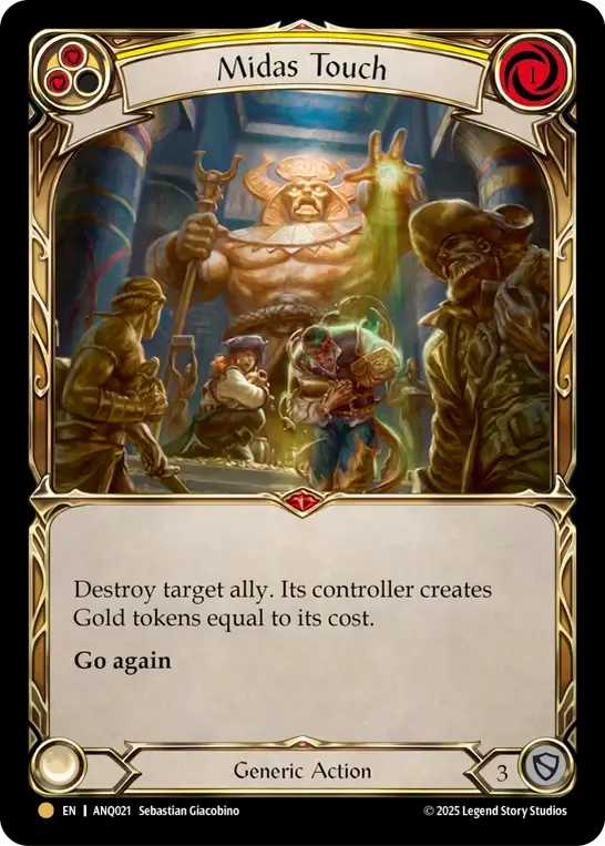 Midas Touch (Yellow) — Compendium of Rathe - Antiquity Pack — Flesh and Blood