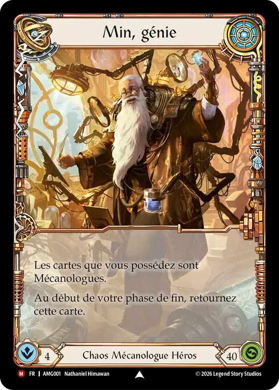 Min, génie — Armory Deck - Min, Genius — Flesh and Blood
