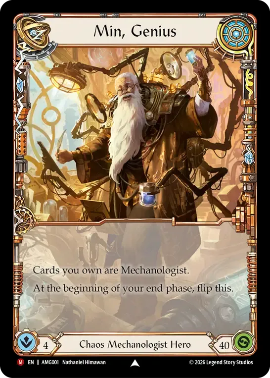 Min, Genius — Armory Deck - Min, Genius — Flesh and Blood