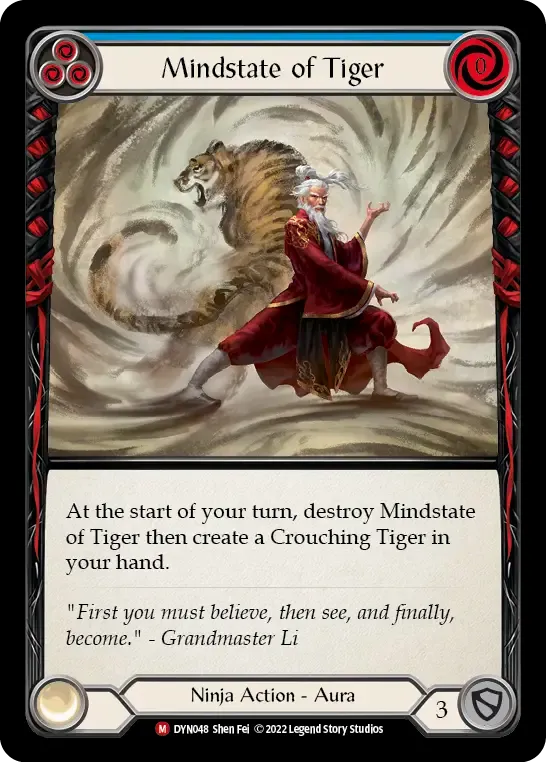 Mindstate of Tiger from Dynasty - Flesh and Blood