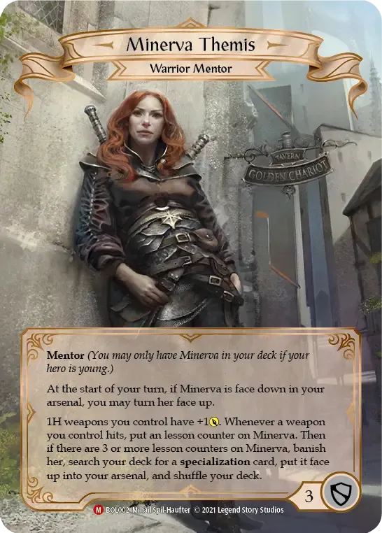Minerva Themis — Boltyn - Blitz Deck — Flesh and Blood