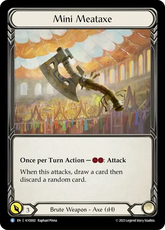Mini Meataxe — Kayo - Heavy Hitters Blitz Deck — Flesh and Blood