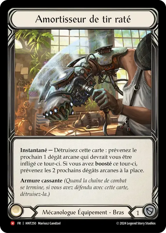 Amortisseur de tir raté — The Hunted — Flesh and Blood