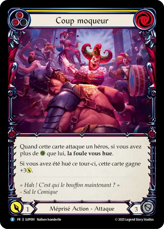 Coup moqueur — Super Slam — Flesh and Blood