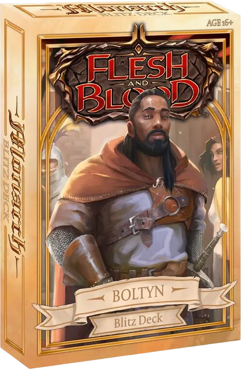 Monarch Blitz Deck - Boltyn — Boltyn - Blitz Deck — Flesh and Blood