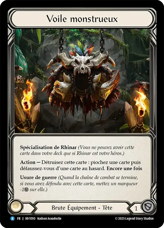 Voile monstrueux — Heavy Hitters — Flesh and Blood
