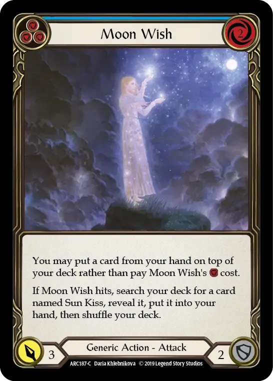 Moon Wish (Blue) — Arcane Rising — Flesh and Blood