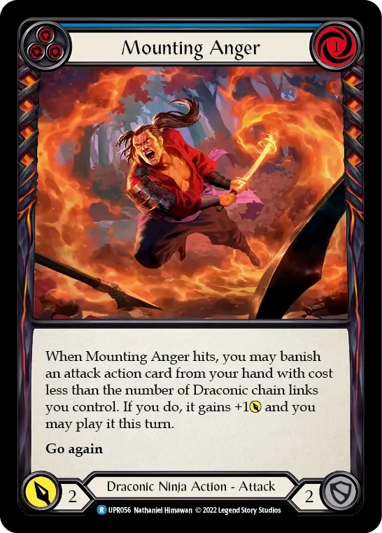 Mounting Anger (Blue) — Uprising — Flesh and Blood