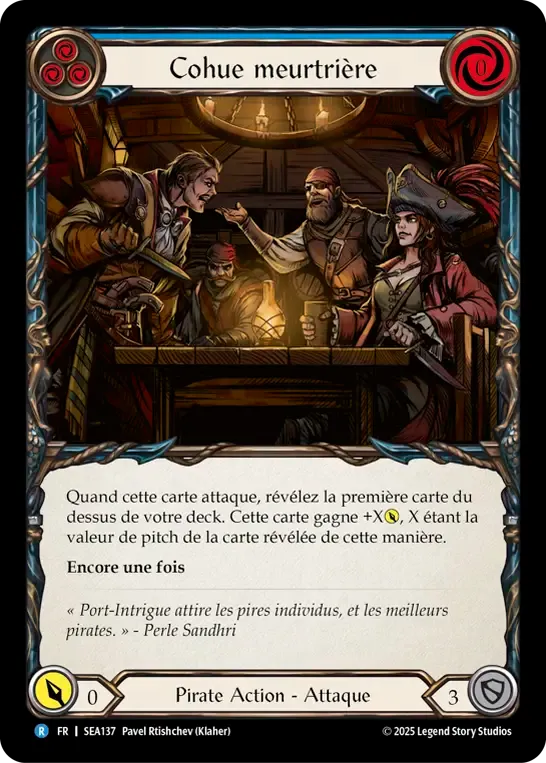 Cohue meurtrière — High Seas — Flesh and Blood