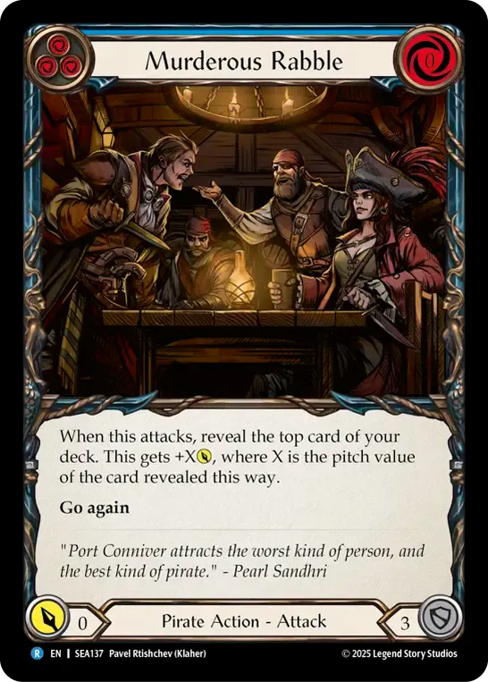 Murderous Rabble (Blue) — High Seas — Flesh and Blood