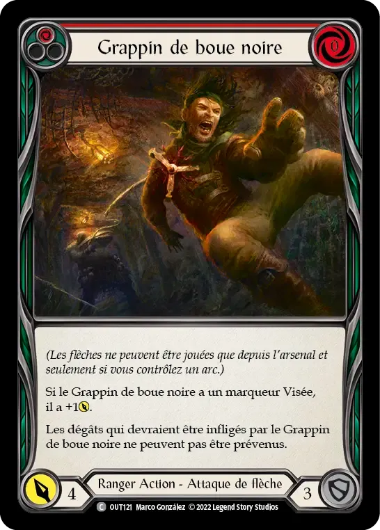 Grappin de boue noire — Outsiders — Flesh and Blood