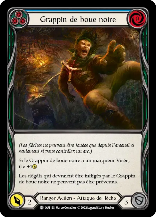 Grappin de boue noire — Outsiders — Flesh and Blood