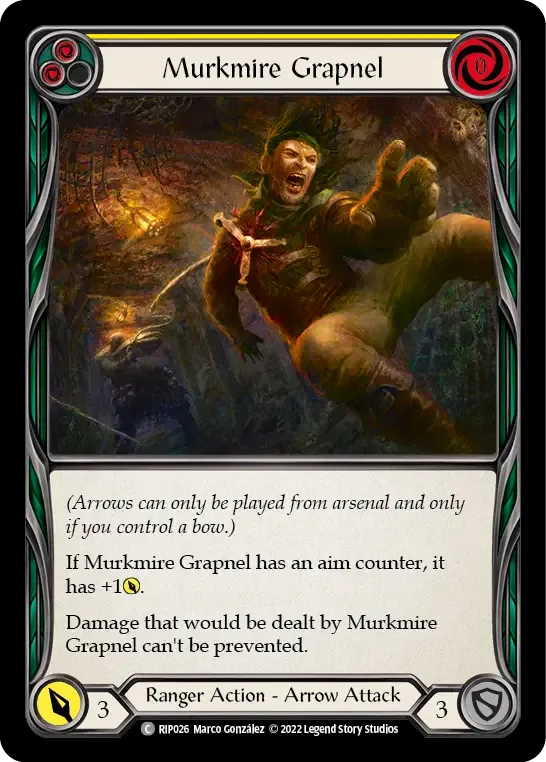 Murkmire Grapnel (Yellow) — Riptide - Blitz Deck — Flesh and Blood