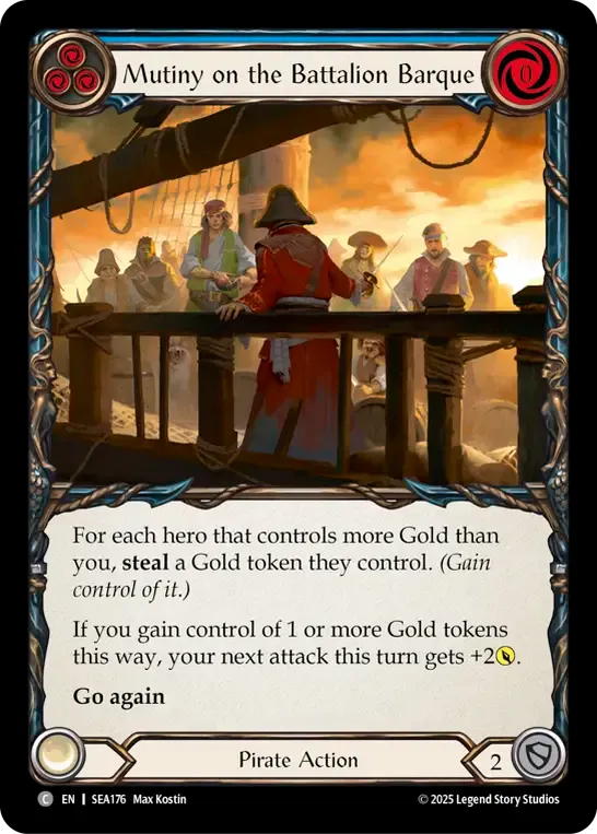 Mutiny on the Battalion Barque (Blue) — High Seas — Flesh and Blood