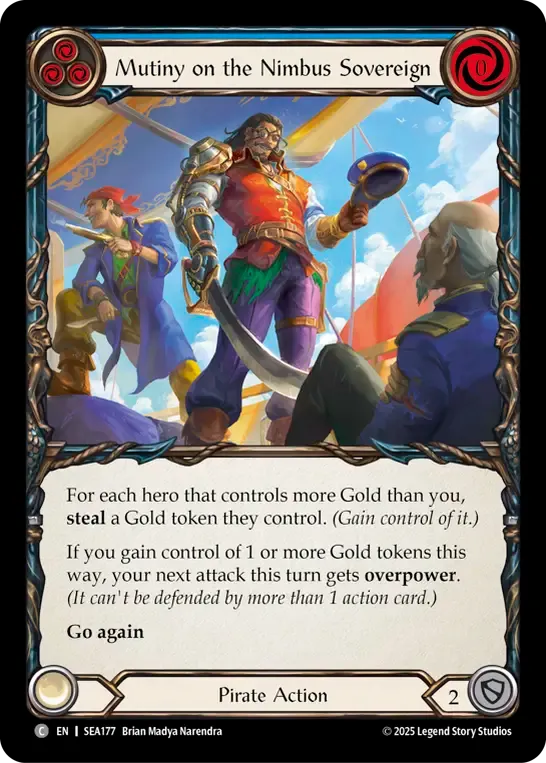 Mutiny on the Nimbus Sovereign (Blue) — High Seas — Flesh and Blood