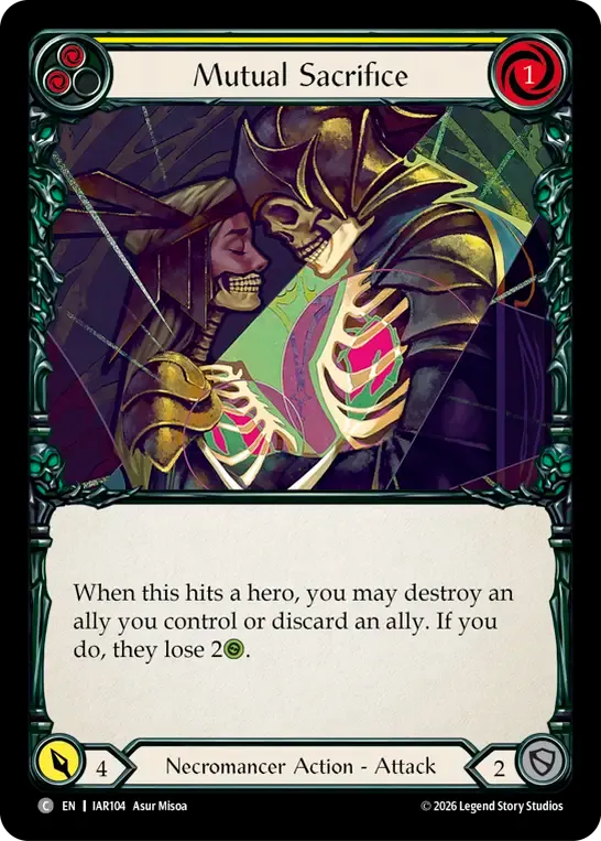 Sacrifice mutuel — Usurp the Shadow Throne — Flesh and Blood