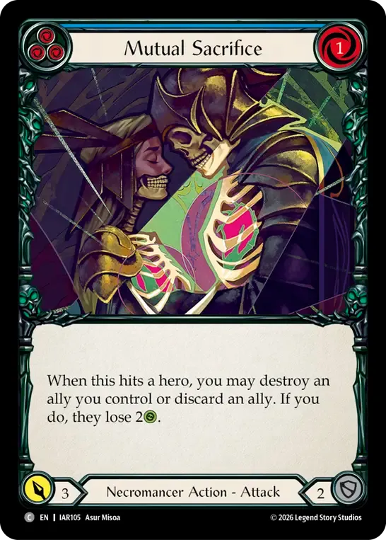 Sacrifice mutuel — Usurp the Shadow Throne — Flesh and Blood