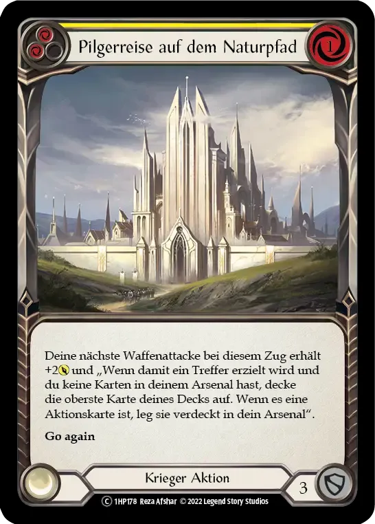 Nature's Path Pilgrimage (Yellow) — History Pack 1 - Black Label — Flesh and Blood
