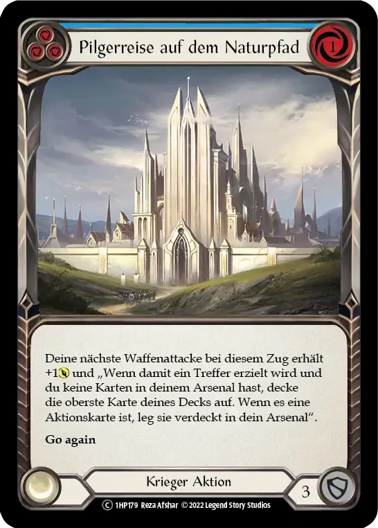 Nature's Path Pilgrimage (Blue) — History Pack 1 - Black Label — Flesh and Blood