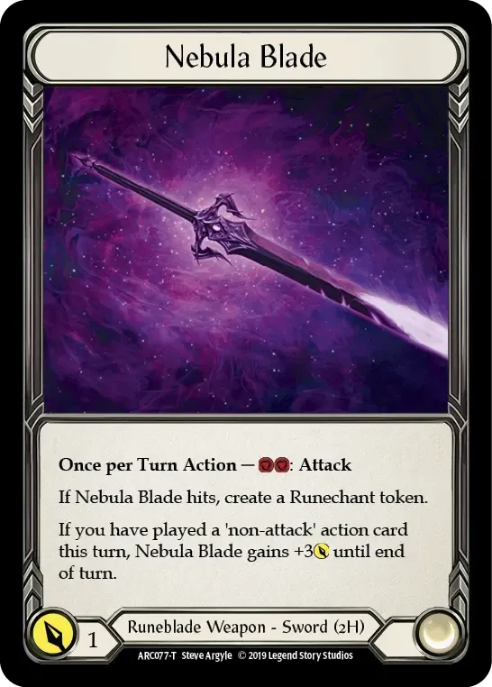 Nebula Blade — Arcane Rising — Flesh and Blood