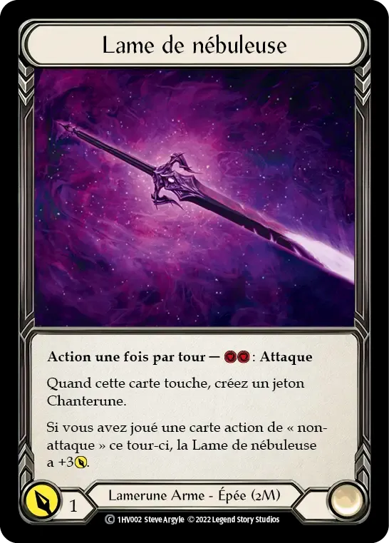 Lame de nébuleuse — Viserai - Blitz Deck — Flesh and Blood