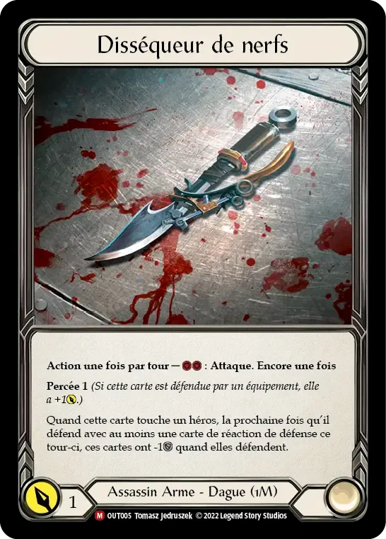 Disséqueur de nerfs — Outsiders — Flesh and Blood