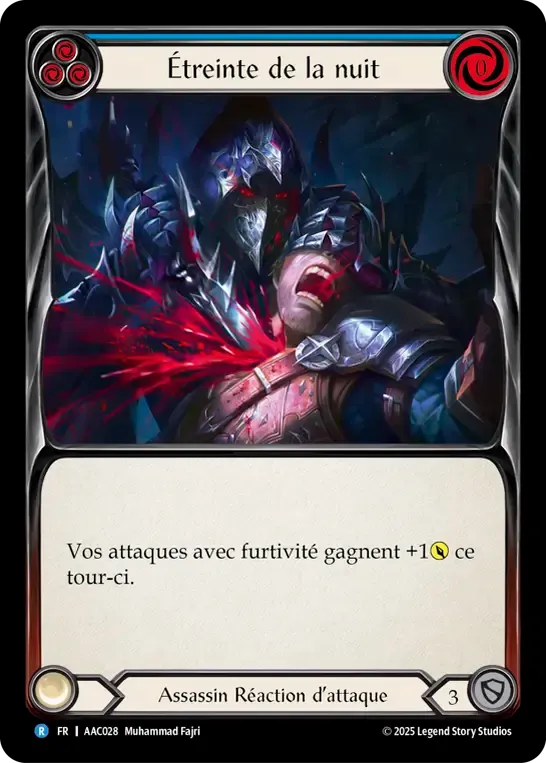 Étreinte de la nuit — Armory Deck - Arakni, 5L!p3d 7hRu 7h3 cR4X — Flesh and Blood