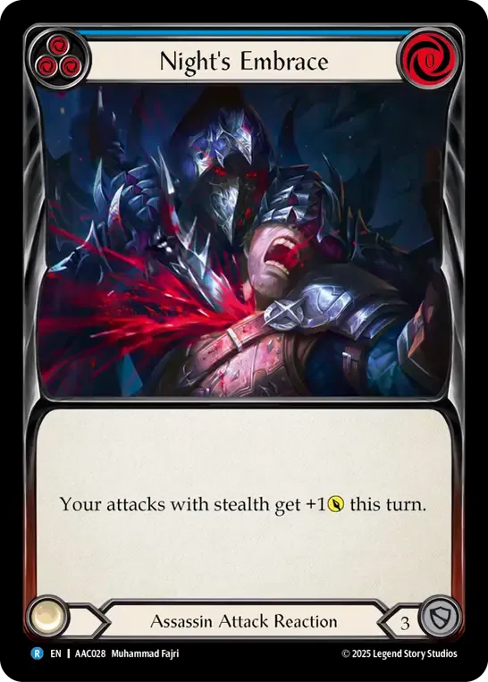 Étreinte de la nuit — Armory Deck - Arakni, 5L!p3d 7hRu 7h3 cR4X — Flesh and Blood