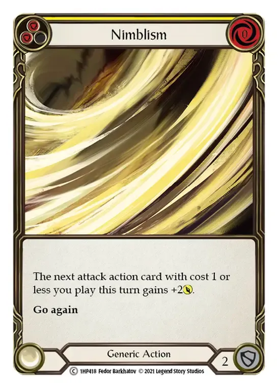 Nimblism (Yellow) — History Pack 1 — Flesh and Blood