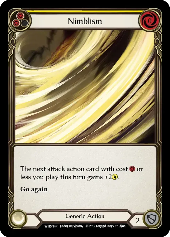 Nimblism (Yellow) — Welcome to Rathe — Flesh and Blood