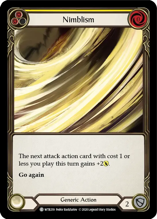 Nimblism (Yellow) — Welcome to Rathe - Unlimited — Flesh and Blood
