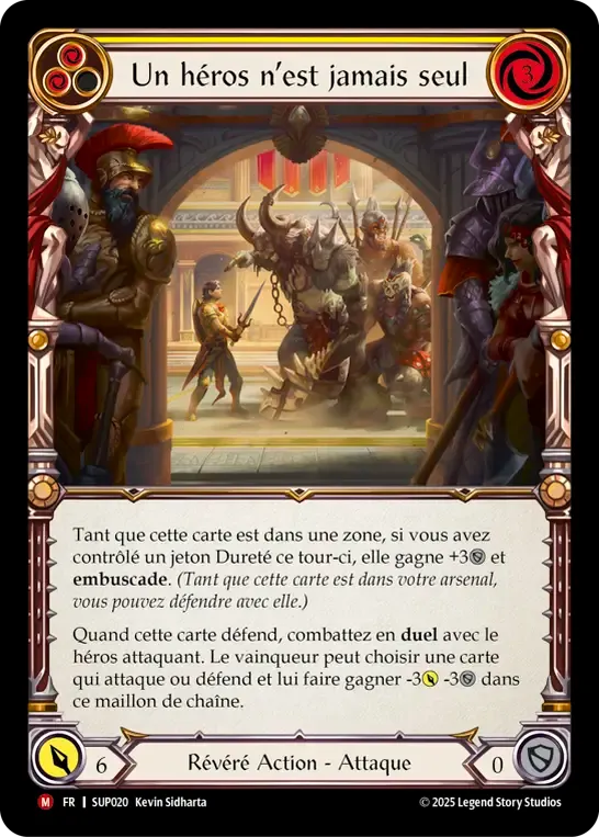 Un héros n’est jamais seul — Super Slam — Flesh and Blood