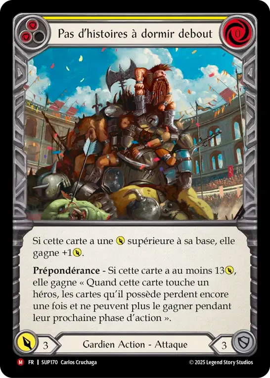 Pas d’histoires à dormir debout — Super Slam — Flesh and Blood