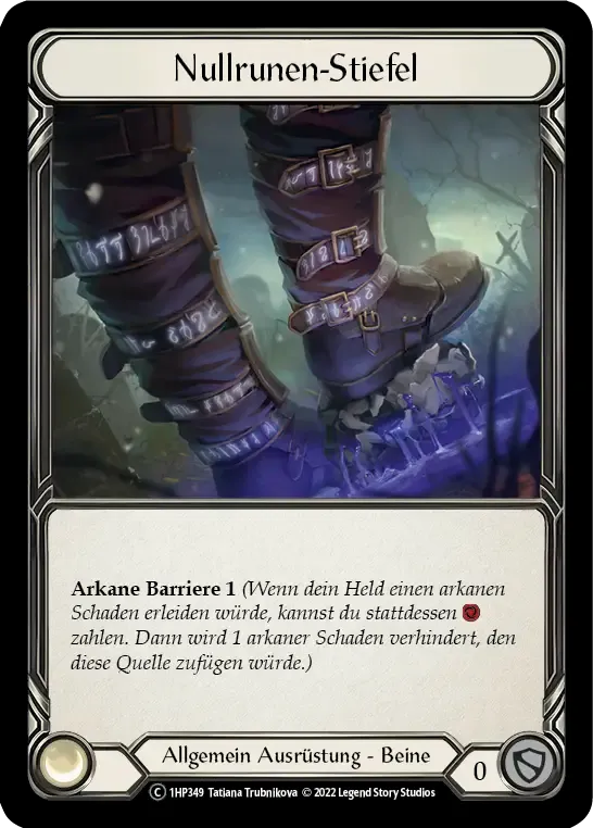 Nullrune Boots — History Pack 1 - Black Label — Flesh and Blood