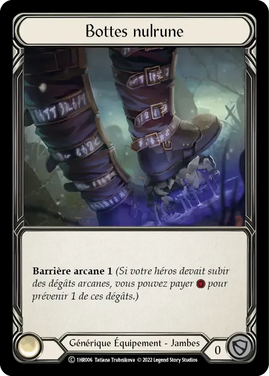 Bottes nulrune — Rhinar - Blitz Deck — Flesh and Blood