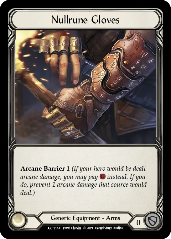 Nullrune Gloves — Arcane Rising — Flesh and Blood