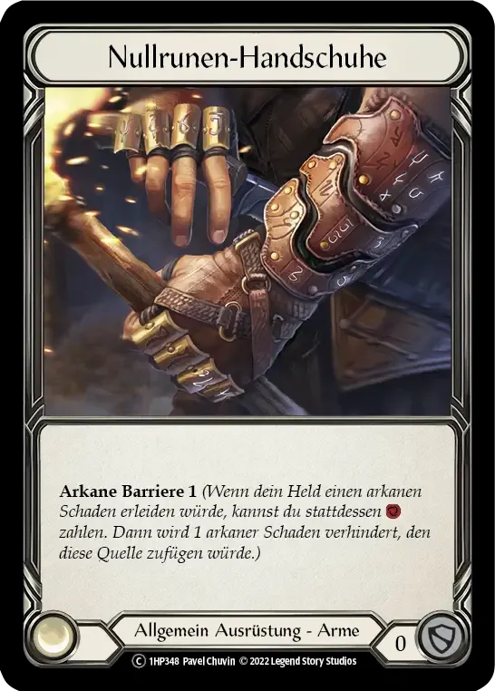 Nullrune Gloves — History Pack 1 - Black Label — Flesh and Blood
