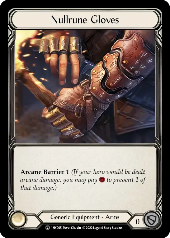 Nullrune Gloves — Kano - Blitz Deck — Flesh and Blood
