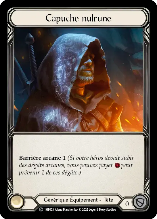 Capuche nulrune — Dorinthea - Blitz Deck — Flesh and Blood
