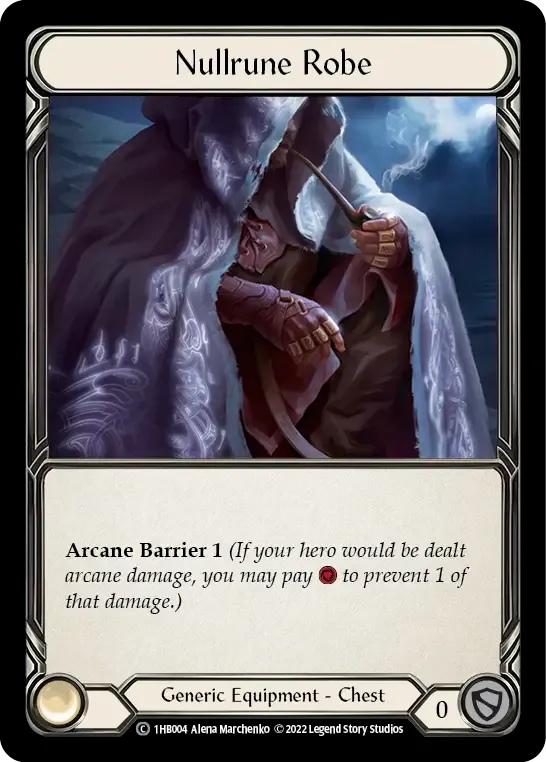 Nullrune Robe — Bravo - Blitz Deck — Flesh and Blood