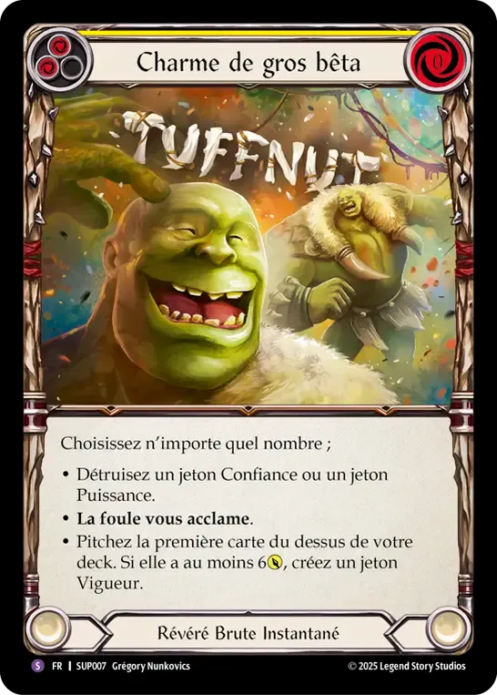 Charme de gros bêta — Super Slam — Flesh and Blood