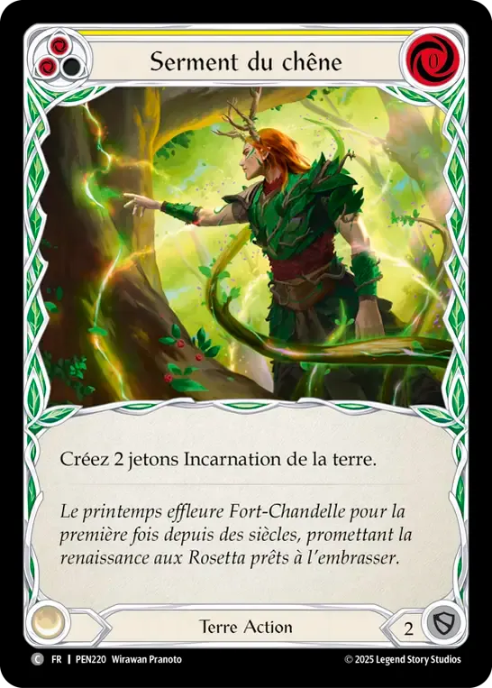 Oath of Oak (Yellow) — Compendium of Rathe — Flesh and Blood