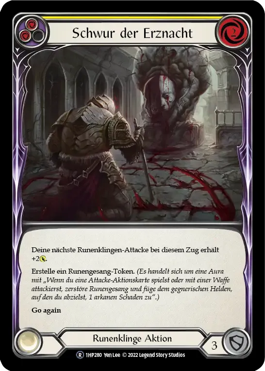 Oath of the Arknight (Yellow) — History Pack 1 - Black Label — Flesh and Blood