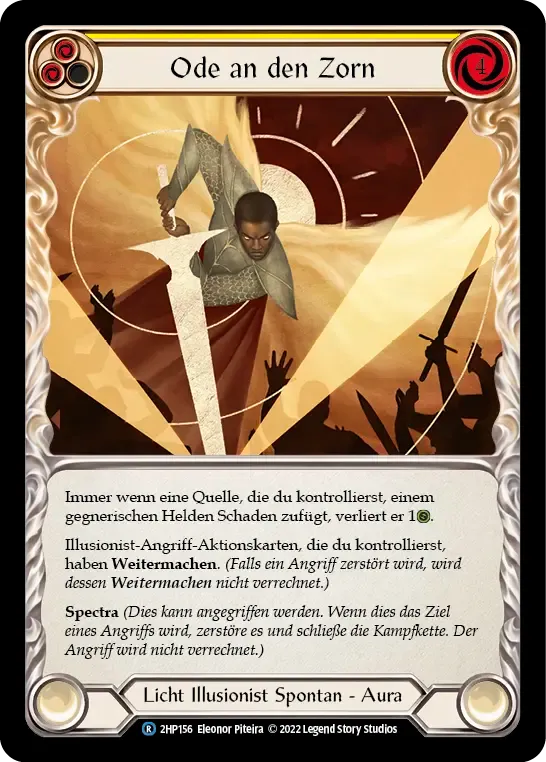 Ode to Wrath (Yellow) — History Pack 2 - Black Label — Flesh and Blood