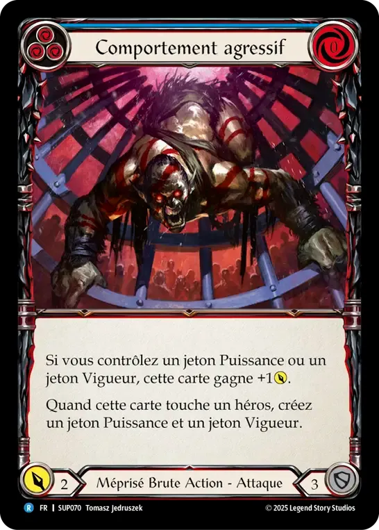 Comportement agressif — Super Slam — Flesh and Blood